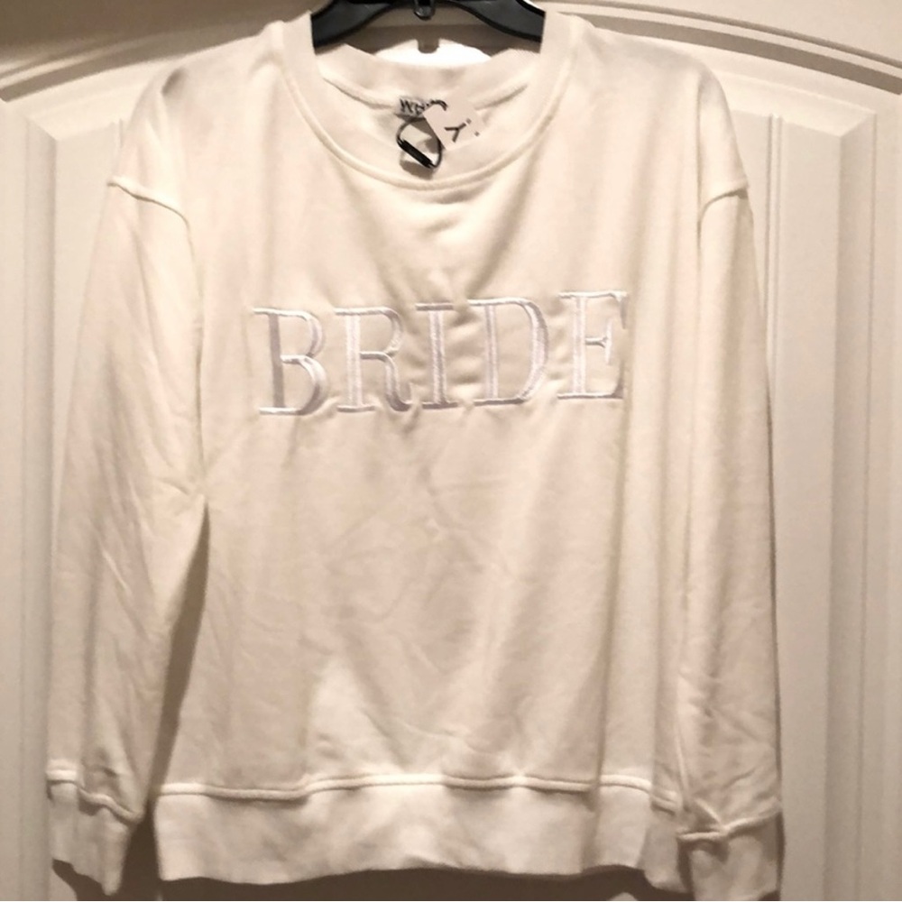 Bride lightweight sweatshirt new with tags